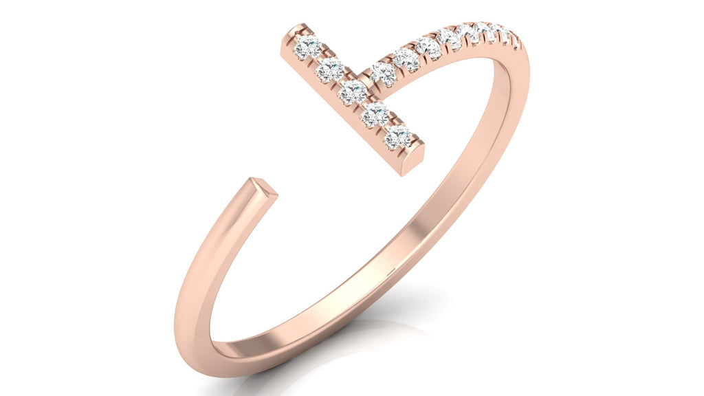 0.08 Ct Round Diamond Ring