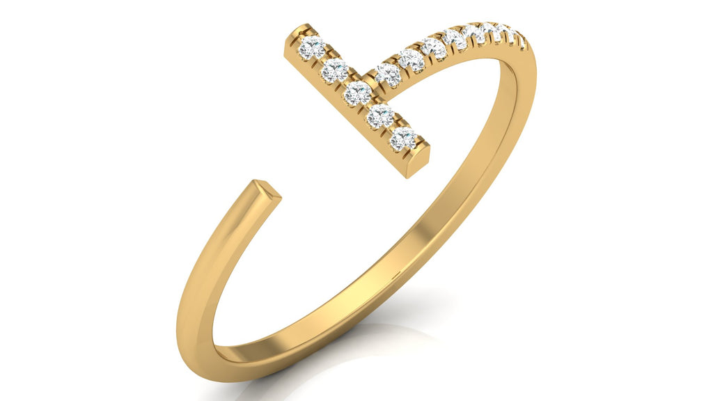 0.08 Ct Round Diamond Ring