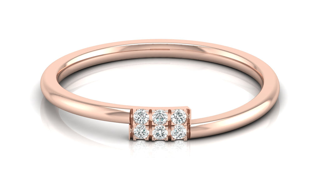 0.06 Ct Round  Diamond Ring