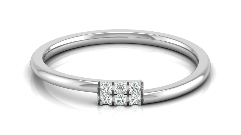 0.06 Ct Round  Diamond Ring
