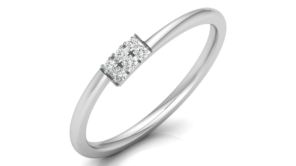 0.06 Ct Round  Diamond Ring