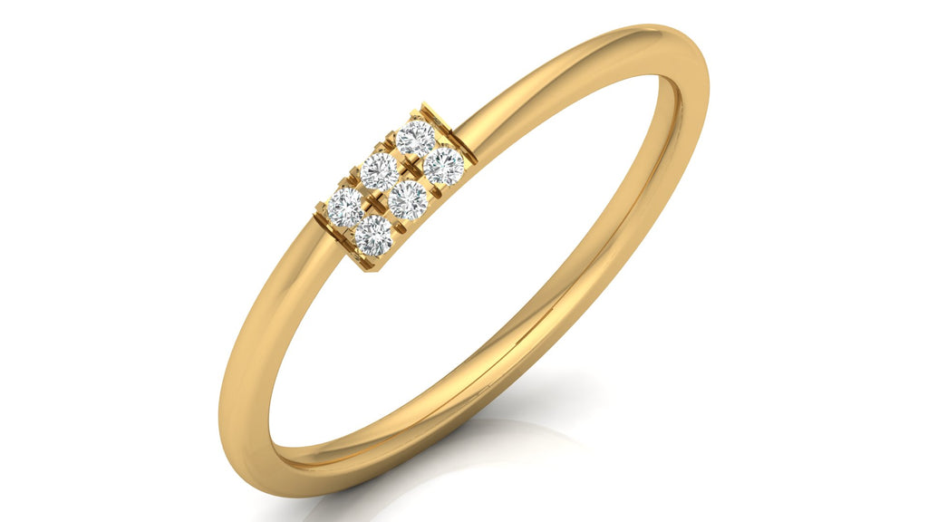 0.06 Ct Round  Diamond Ring