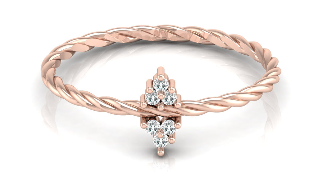 0.05 Ct Round Diamond Ring
