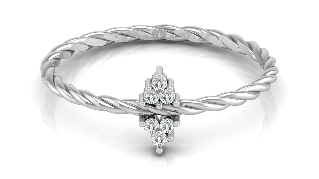 0.05 Ct Round Diamond Ring