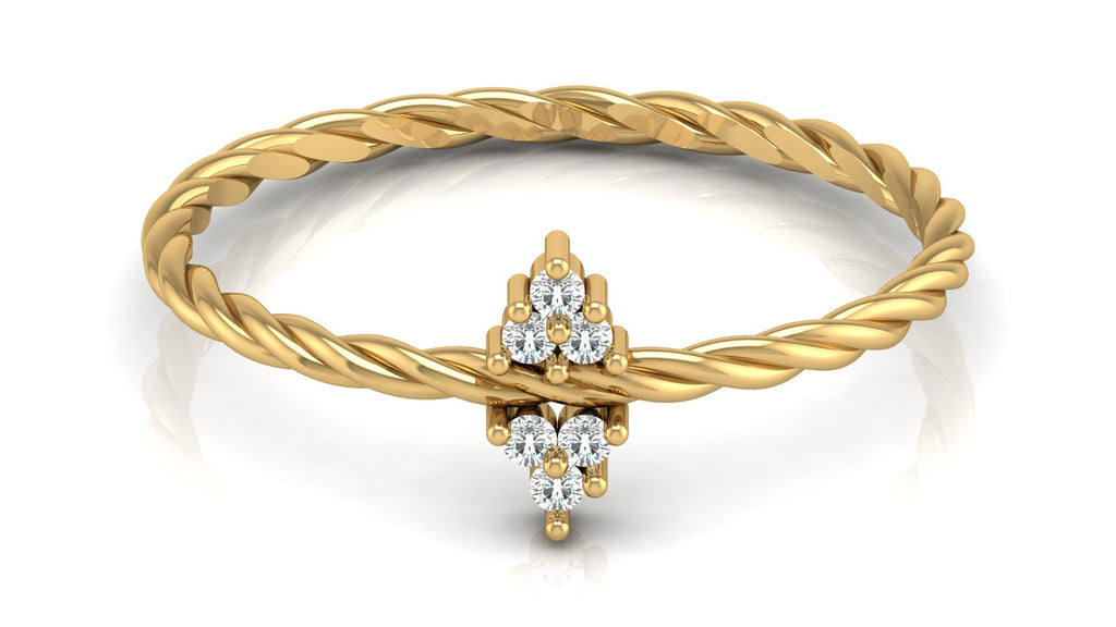 0.05 Ct Round Diamond Ring