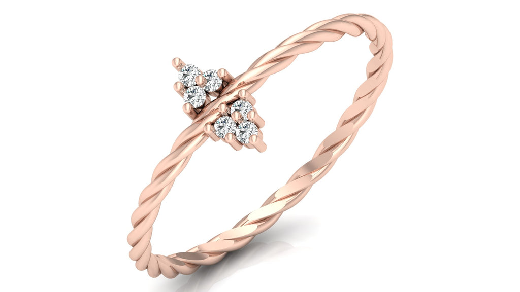 0.05 Ct Round Diamond Ring