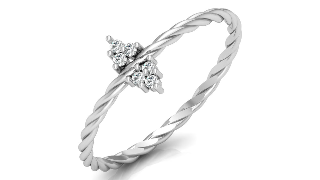 0.05 Ct Round Diamond Ring