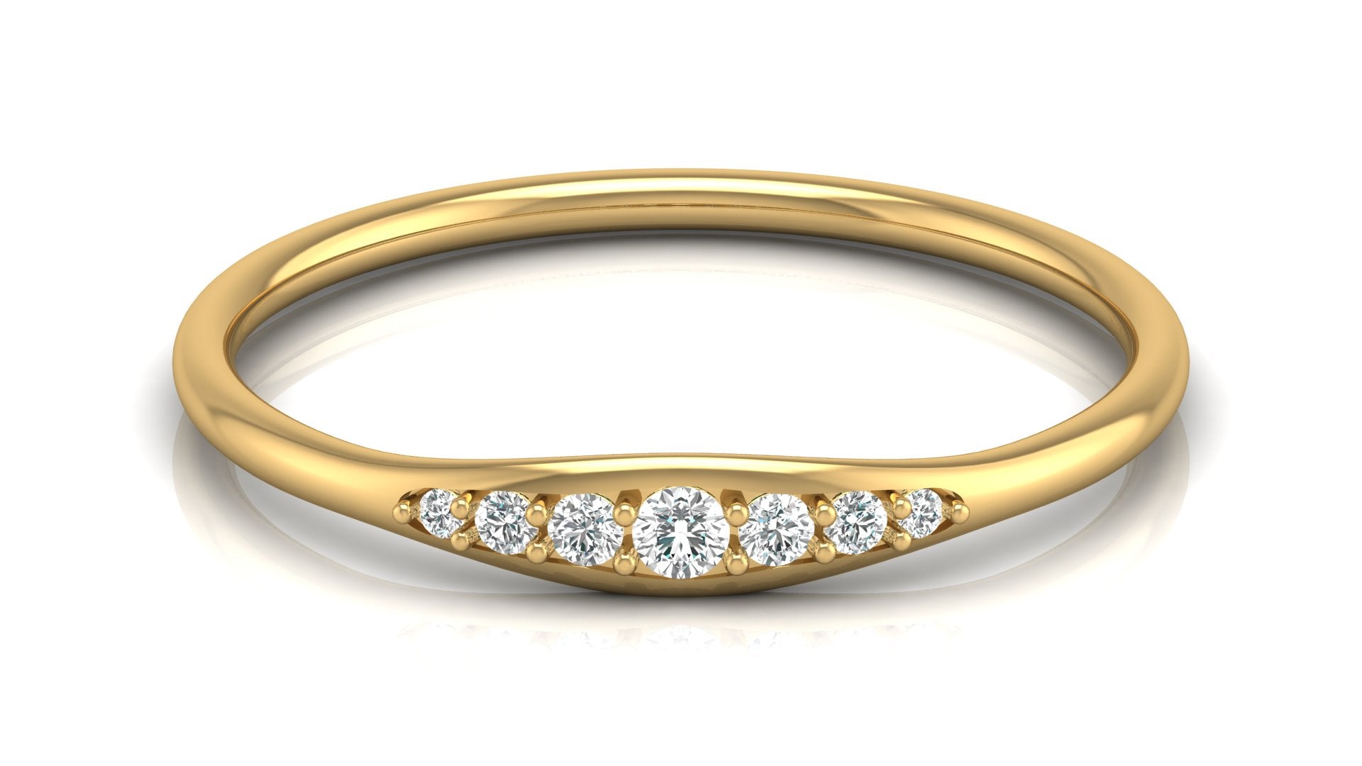 0.07 Ct Round Diamond Ring