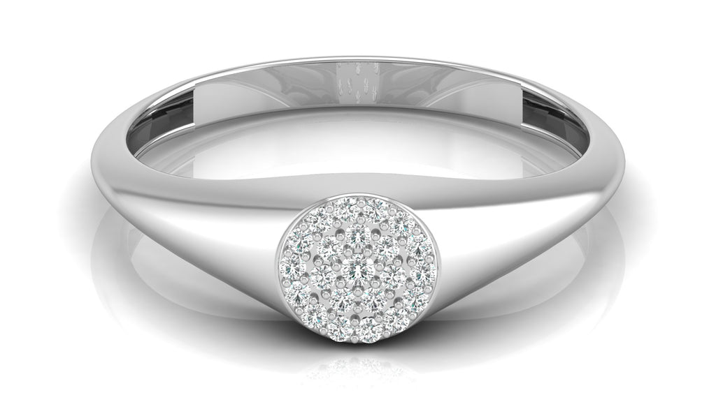 0.09 Ct Round Diamond Ring