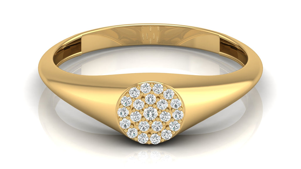 0.09 Ct Round Diamond Ring