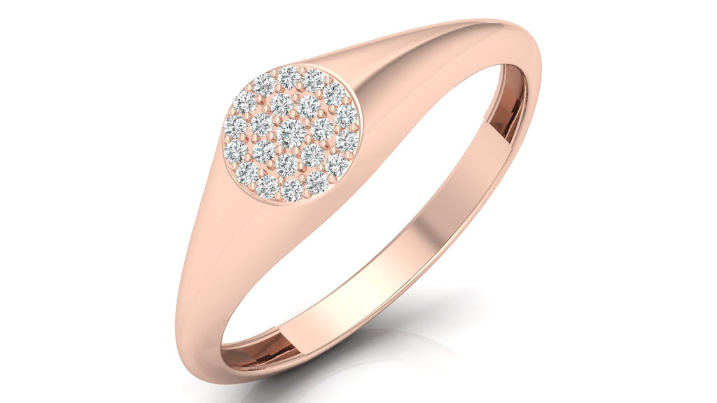 0.09 Ct Round Diamond Ring