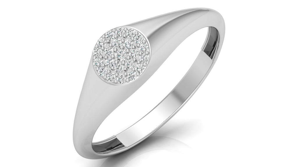 0.09 Ct Round Diamond Ring