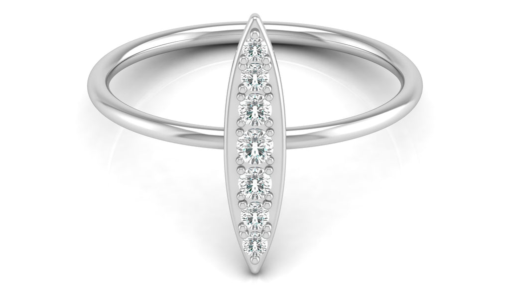 0.16 Ct Round  Diamond Ring