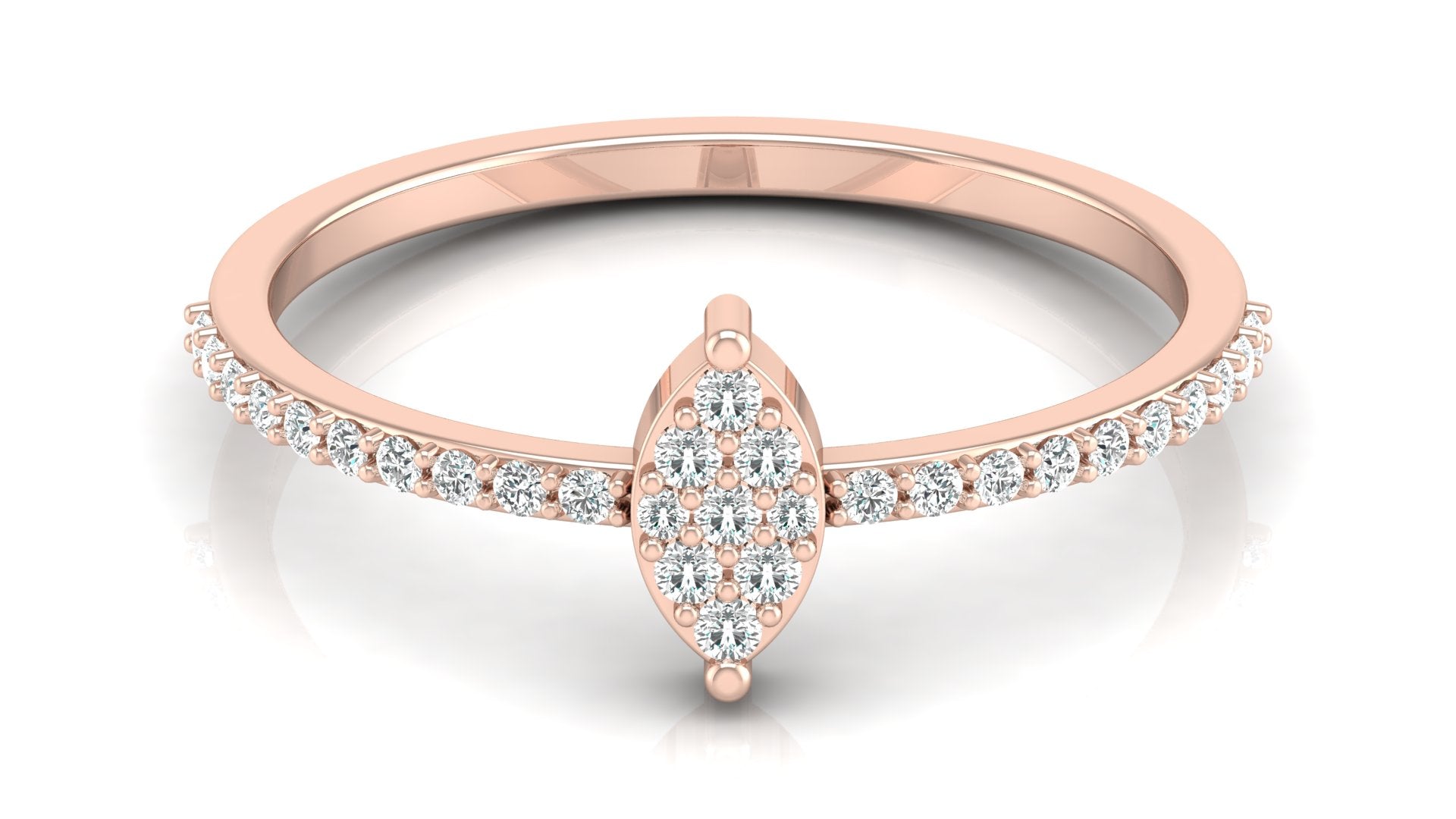 0.16 Ct Round Diamond Ring
