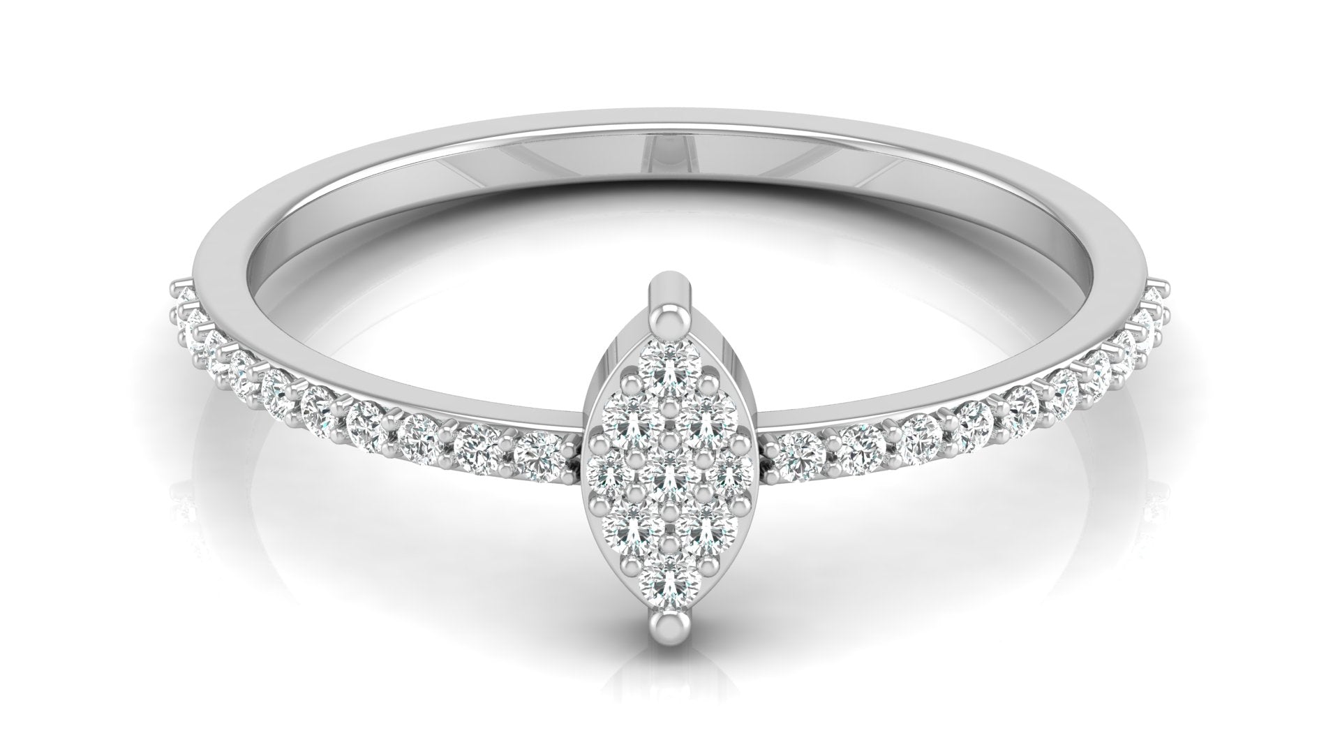 0.16 Ct Round Diamond Ring