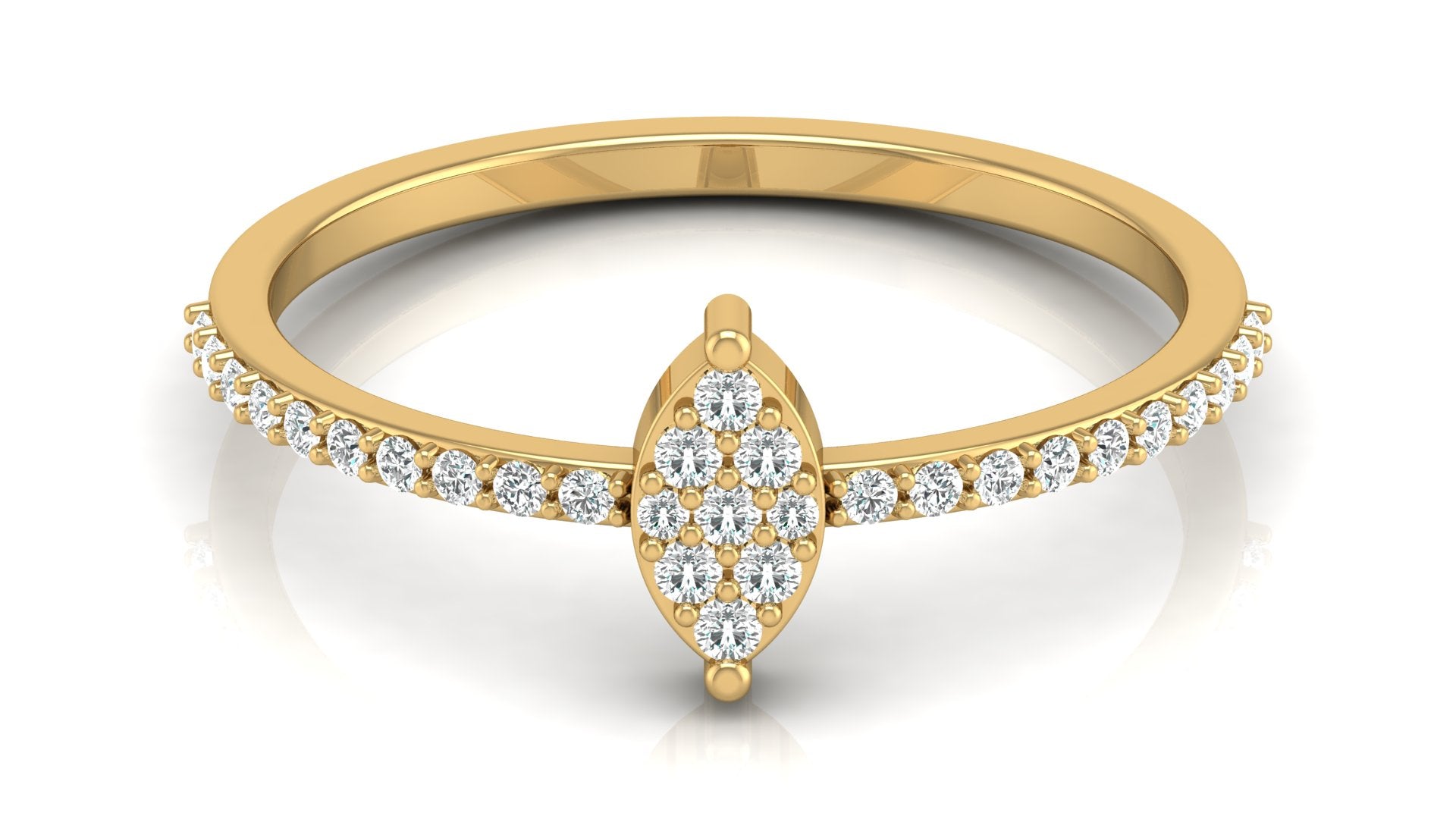 0.16 Ct Round Diamond Ring
