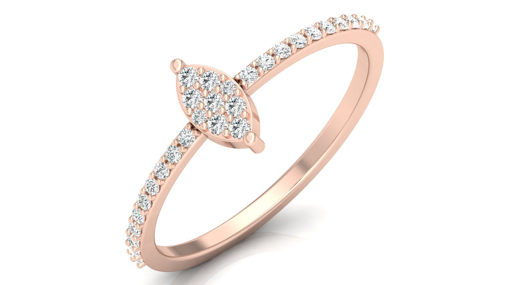 0.16 Ct Round Diamond Ring