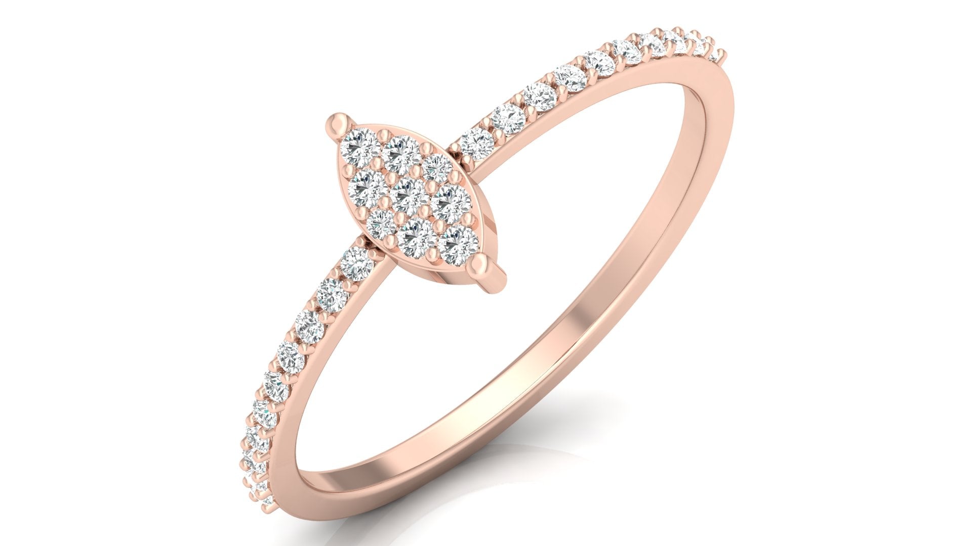 0.16 Ct Round Diamond Ring