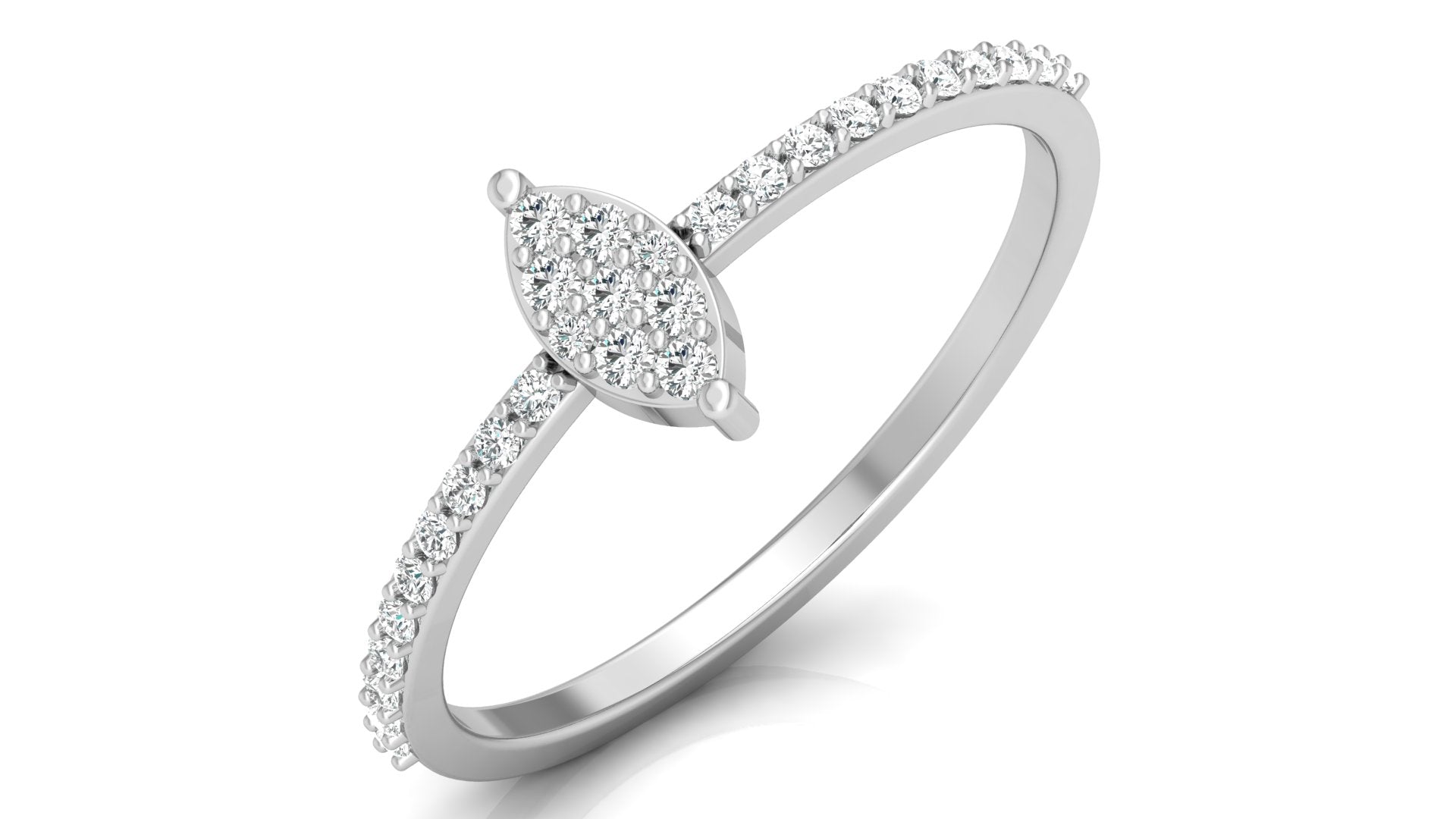0.16 Ct Round Diamond Ring
