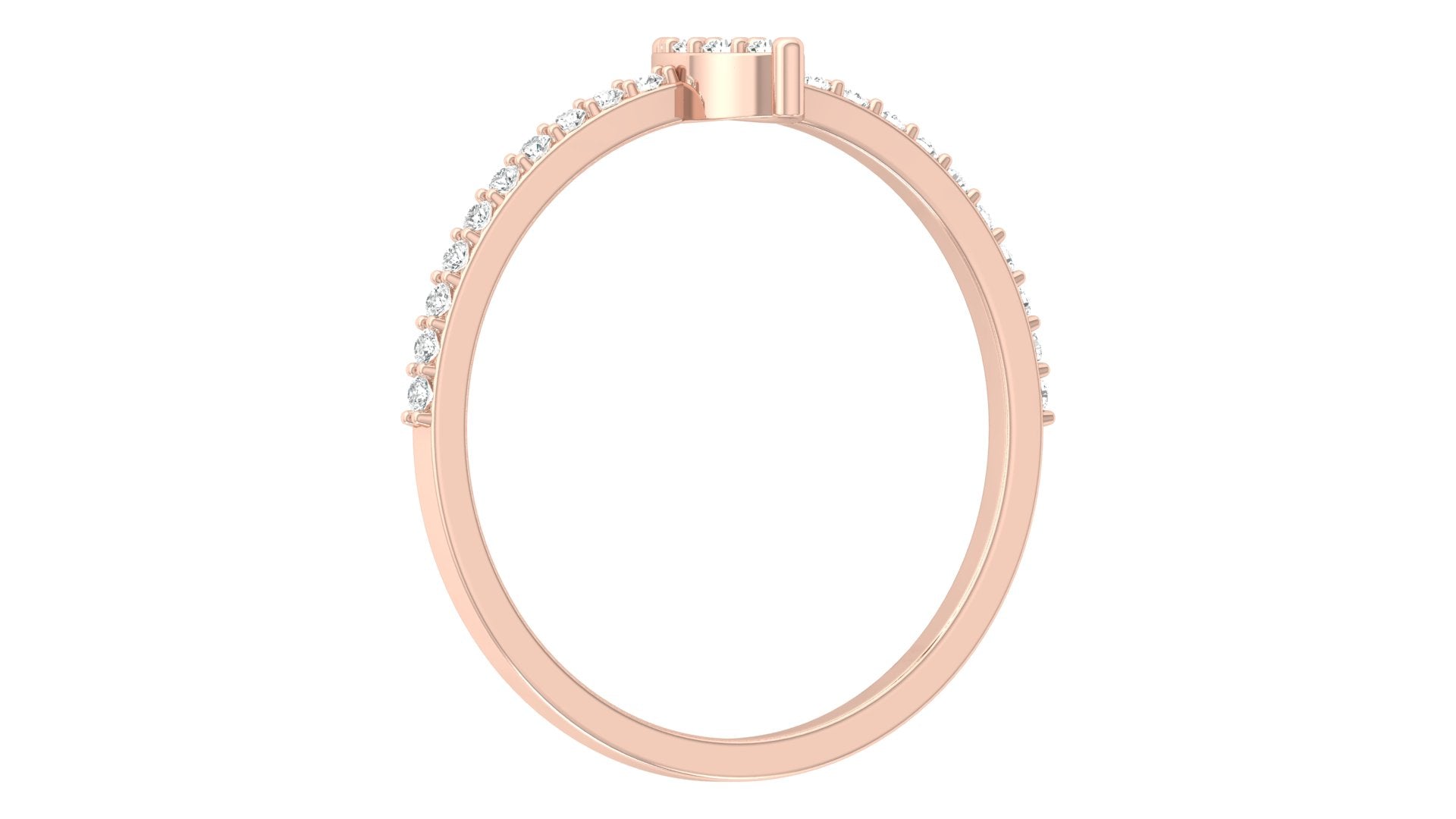 0.16 Ct Round Diamond Ring