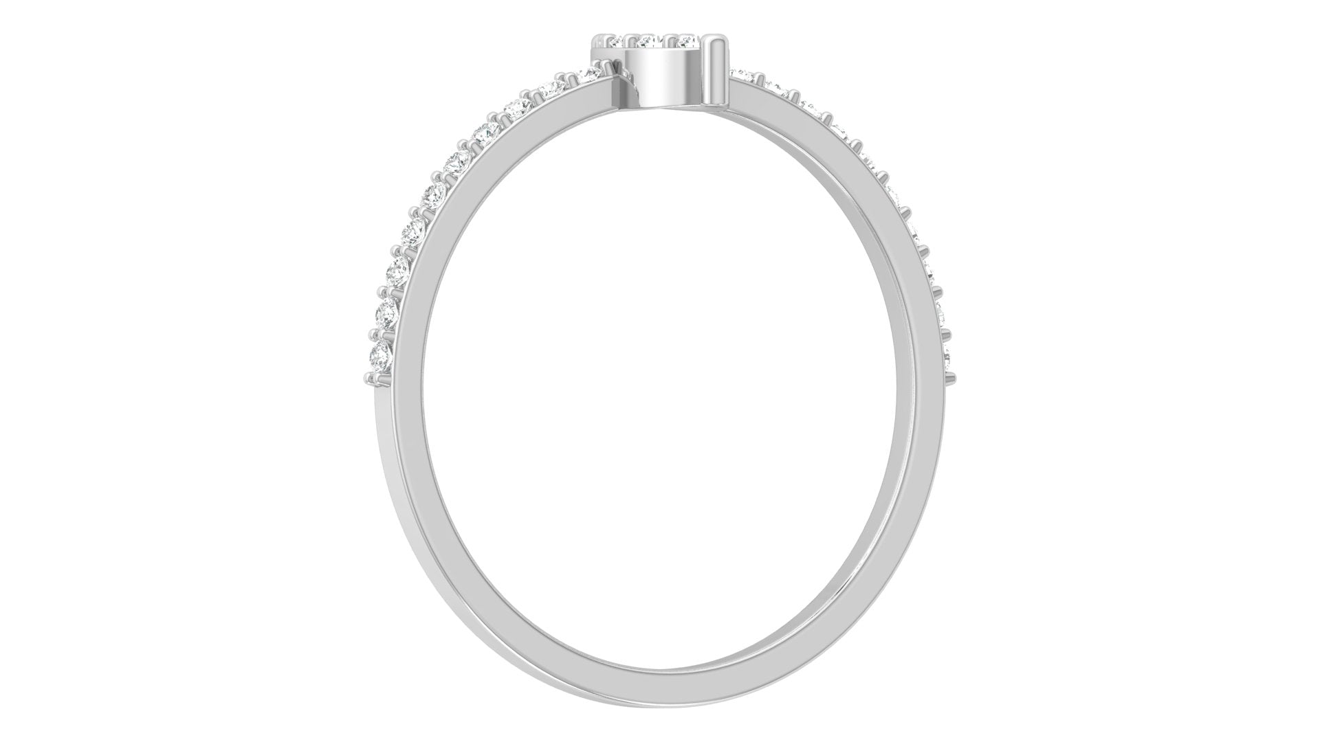 0.16 Ct Round Diamond Ring