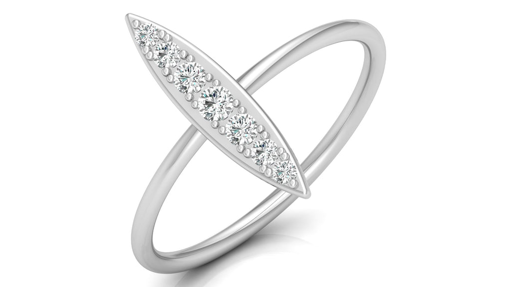 0.16 Ct Round  Diamond Ring