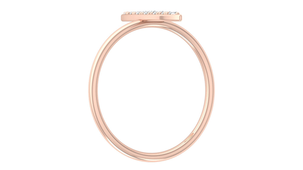 0.16 Ct Round  Diamond Ring