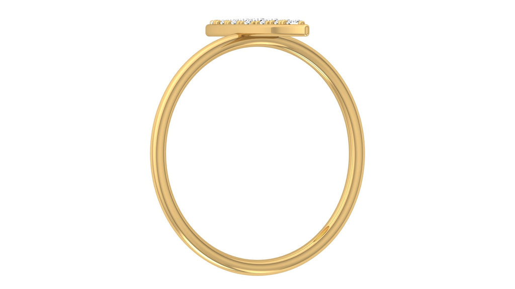 0.16 Ct Round  Diamond Ring