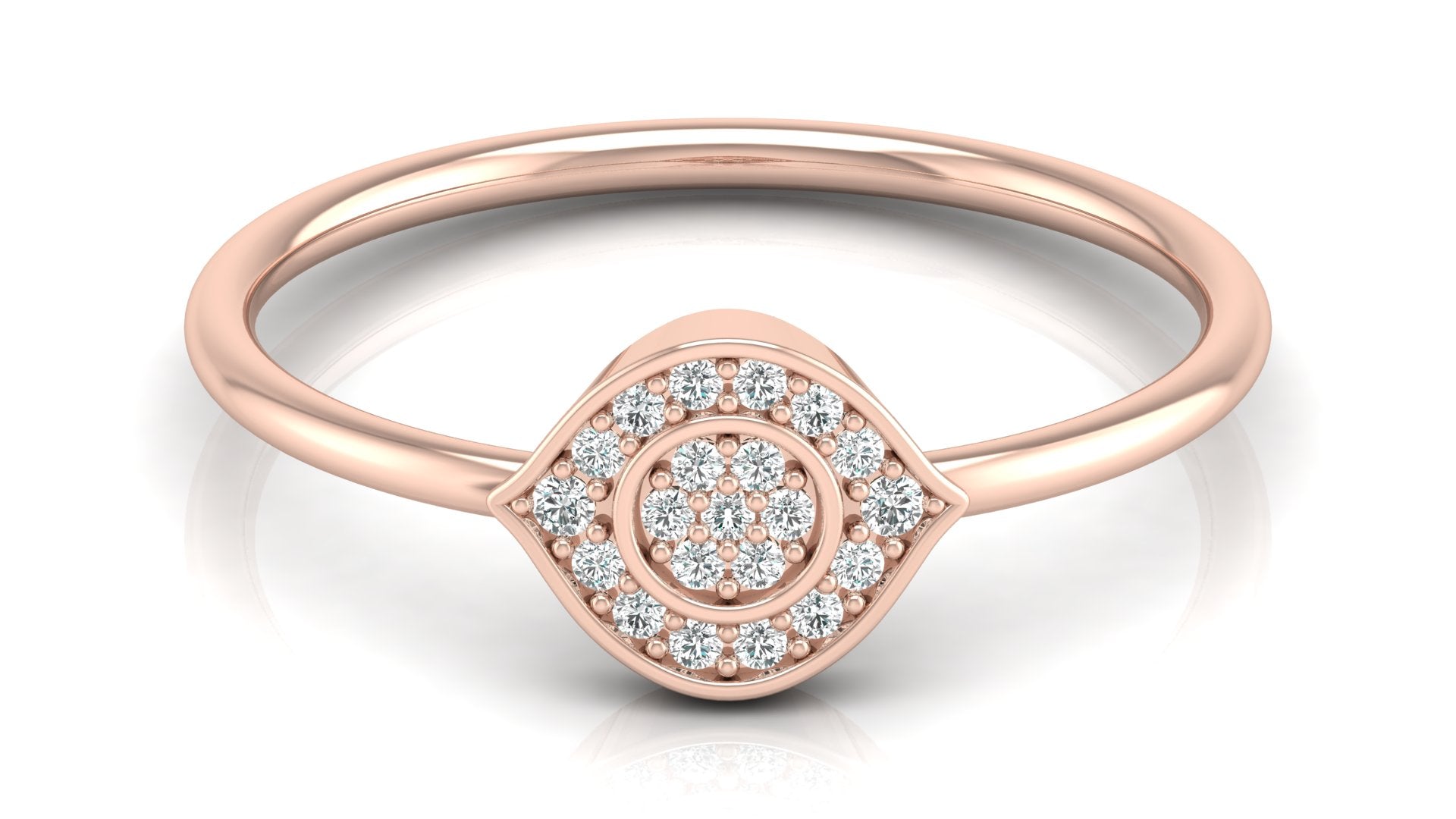 0.08 Ct Round Diamond Ring