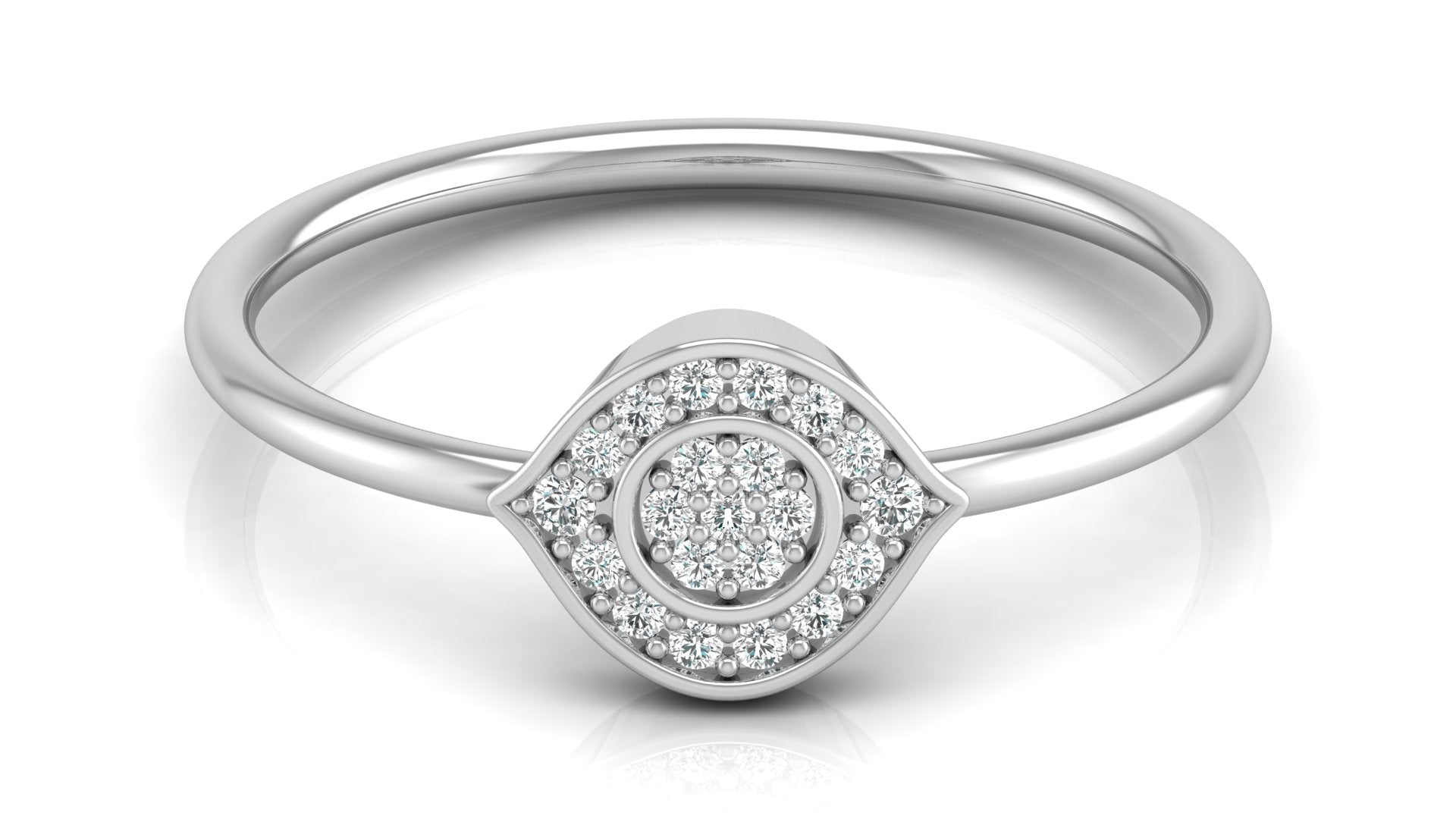 0.08 Ct Round Diamond Ring