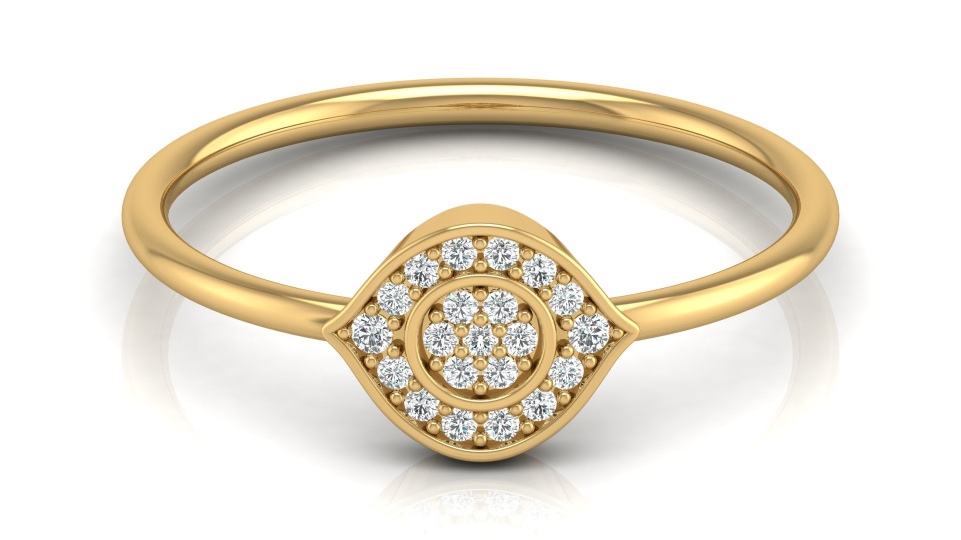 0.08 Ct Round Diamond Ring