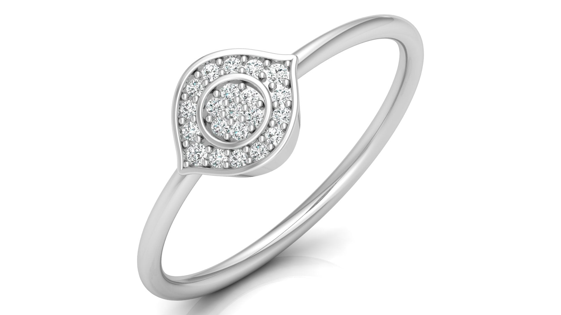 0.08 Ct Round Diamond Ring