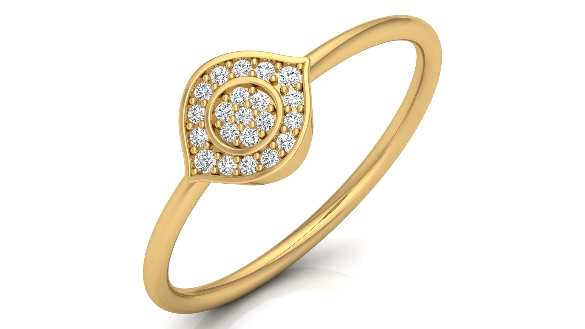 0.08 Ct Round Diamond Ring