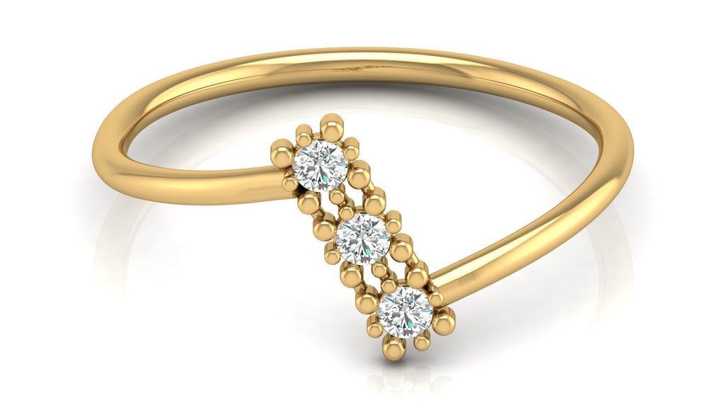 0.09 Ct Round Diamond Ring