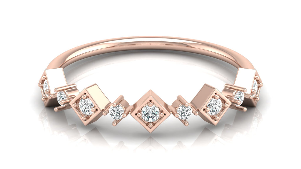 0.14 Ct Round  Diamond Ring