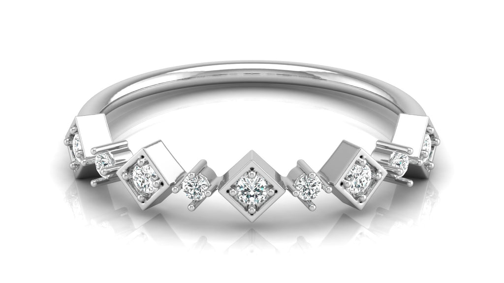 0.14 Ct Round  Diamond Ring