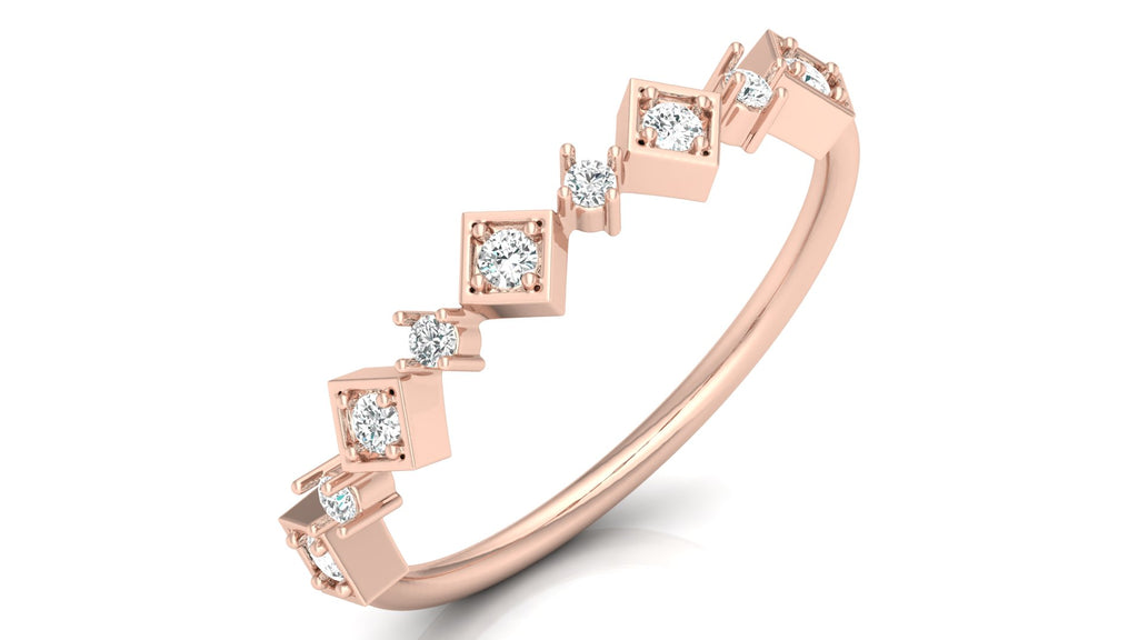 0.14 Ct Round  Diamond Ring