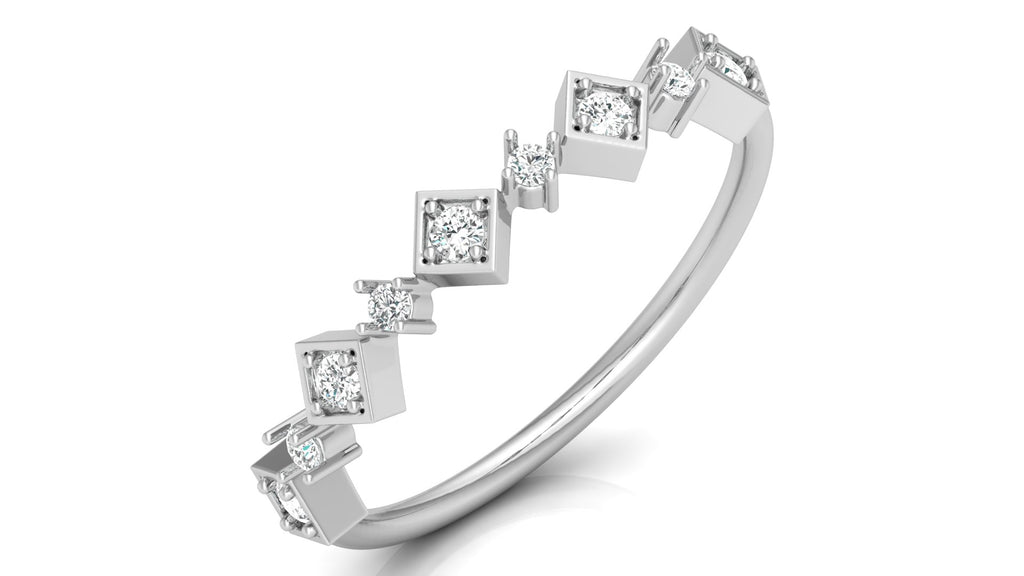 0.14 Ct Round  Diamond Ring
