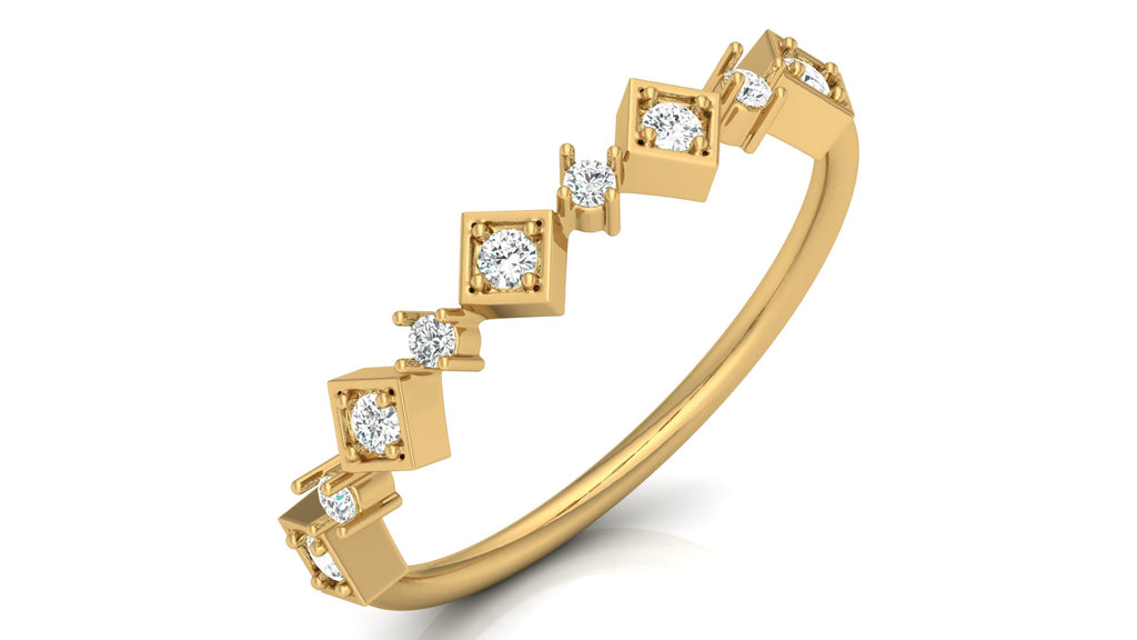 0.14 Ct Round  Diamond Ring