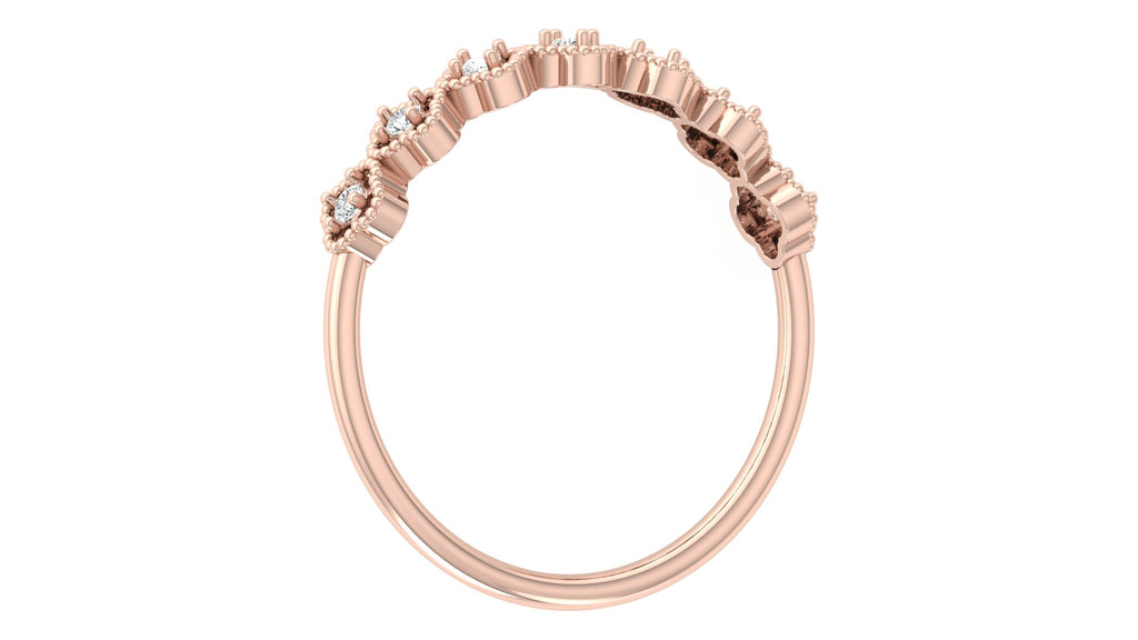 0.09 Ct Round  Diamond Ring