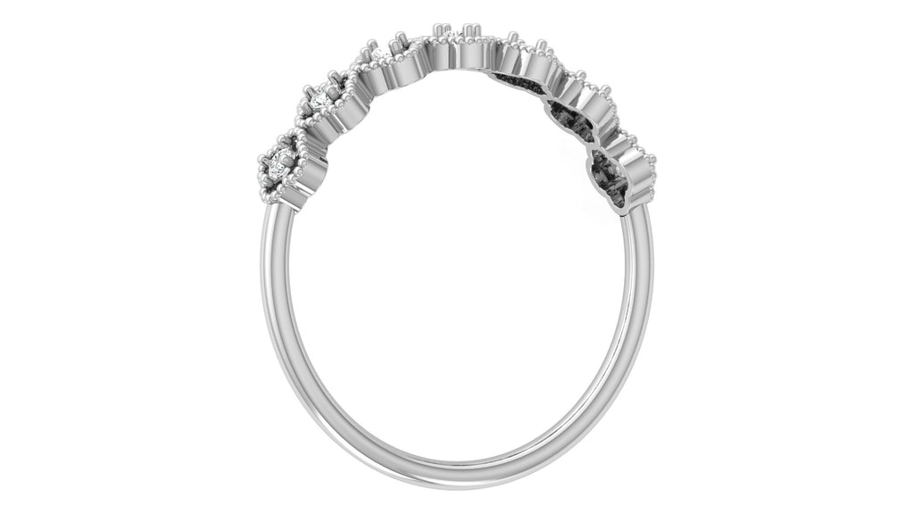 0.09 Ct Round  Diamond Ring