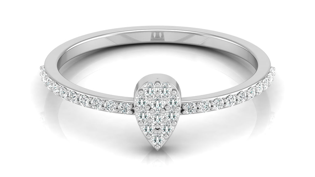 0.17 Ct Round  Diamond Ring