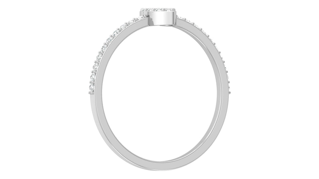 0.17 Ct Round  Diamond Ring