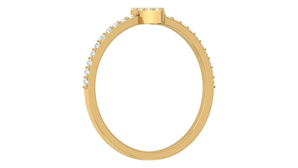 0.17 Ct Round  Diamond Ring