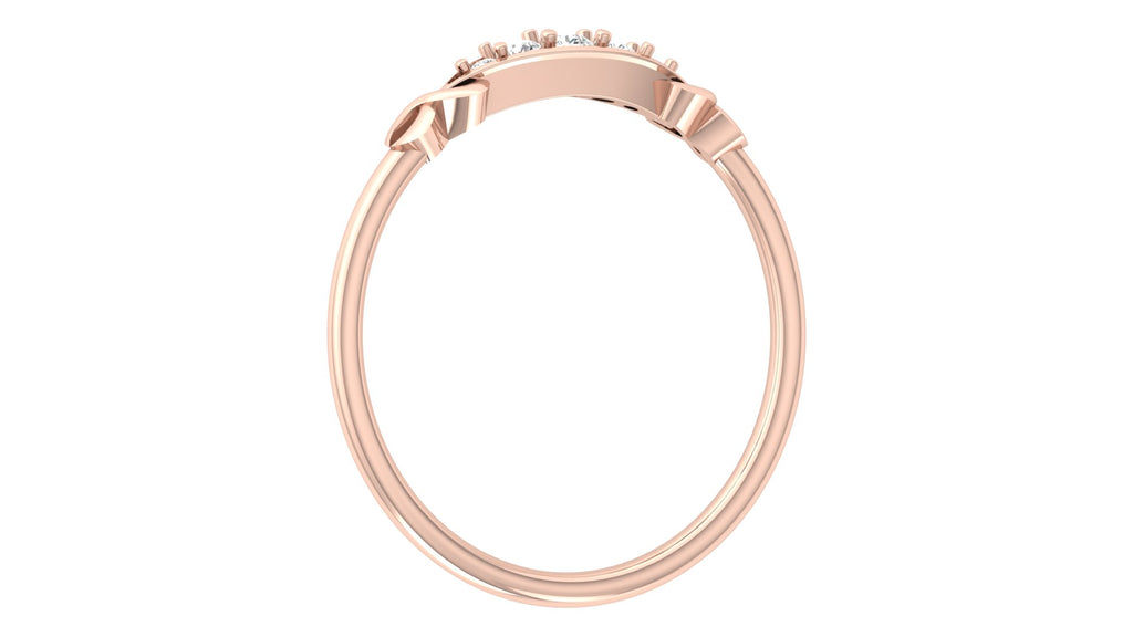 0.08 Ct Round  Diamond Ring