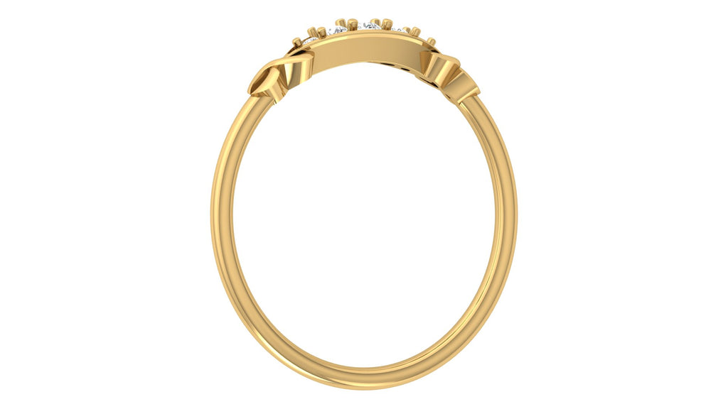 0.08 Ct Round  Diamond Ring