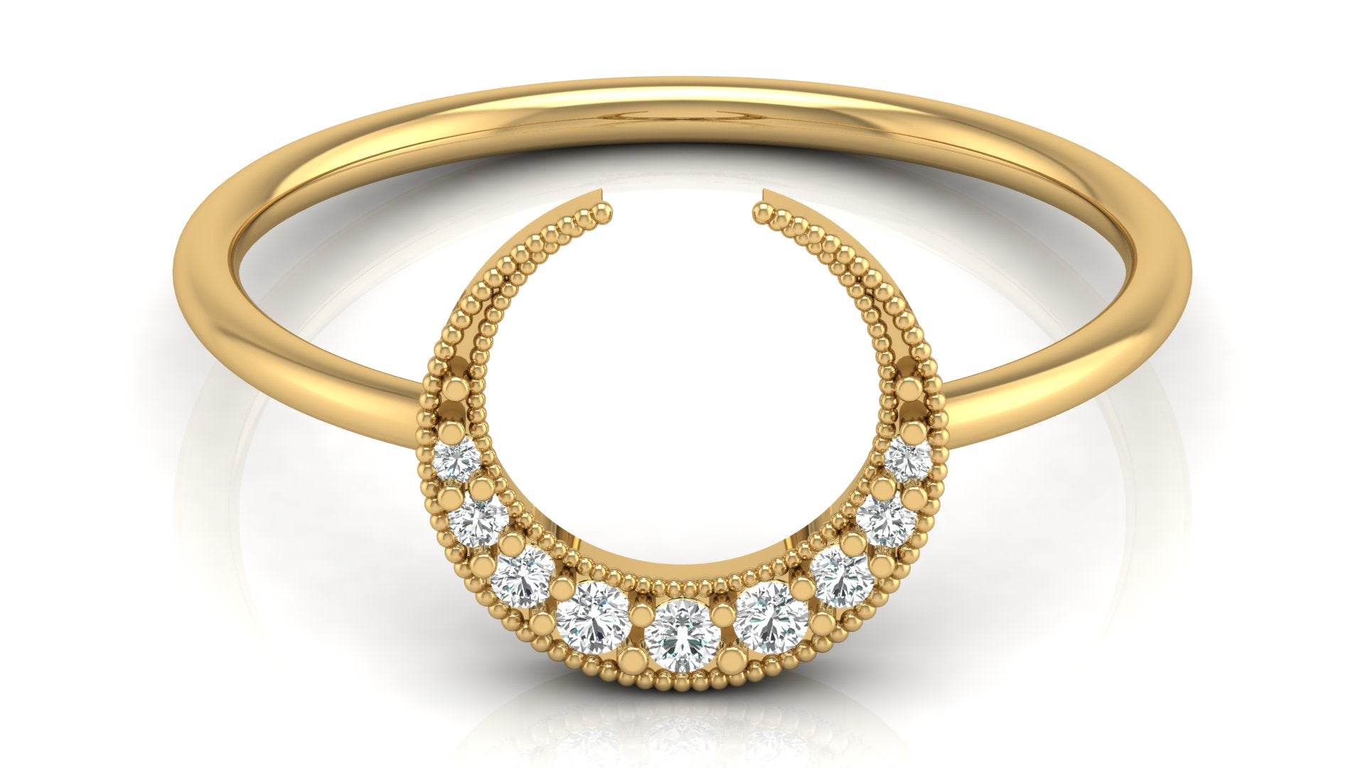 0.07 Ct Round Diamond Ring