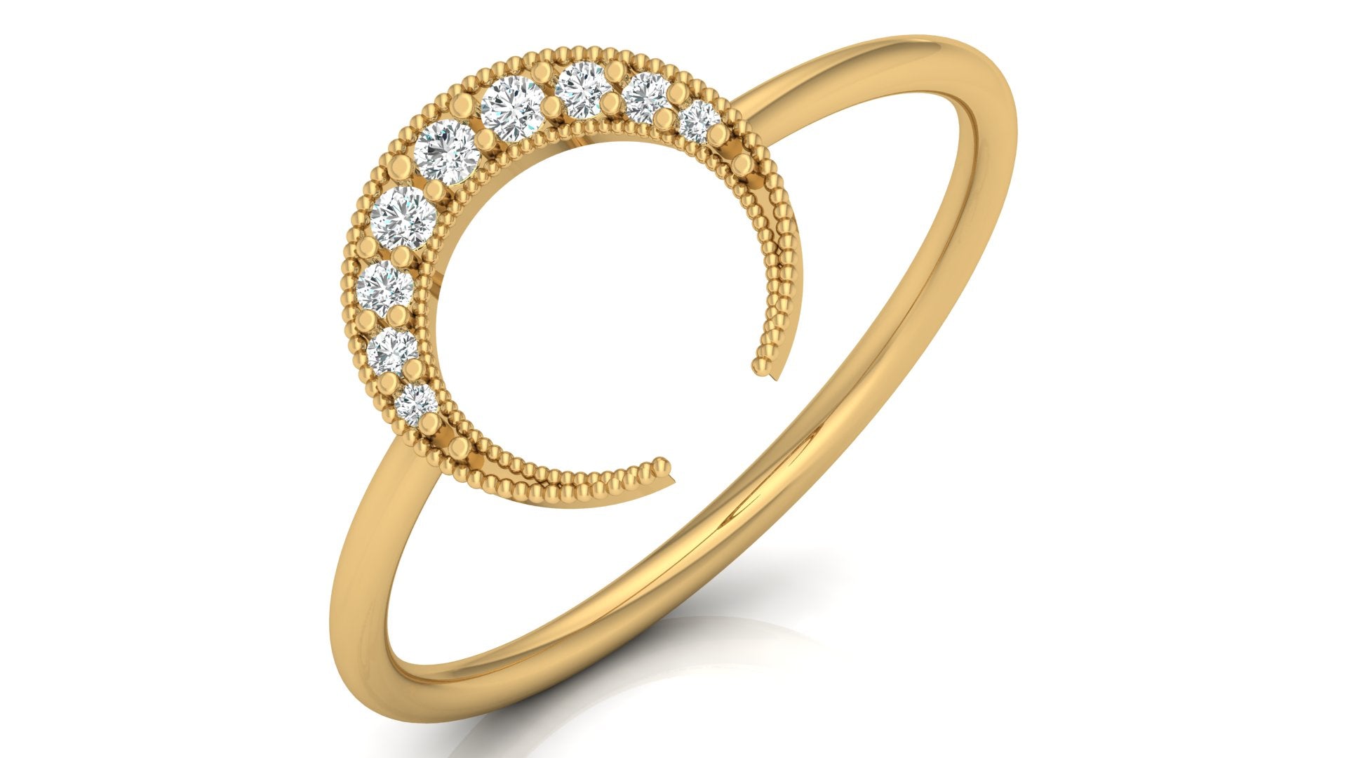 0.07 Ct Round Diamond Ring