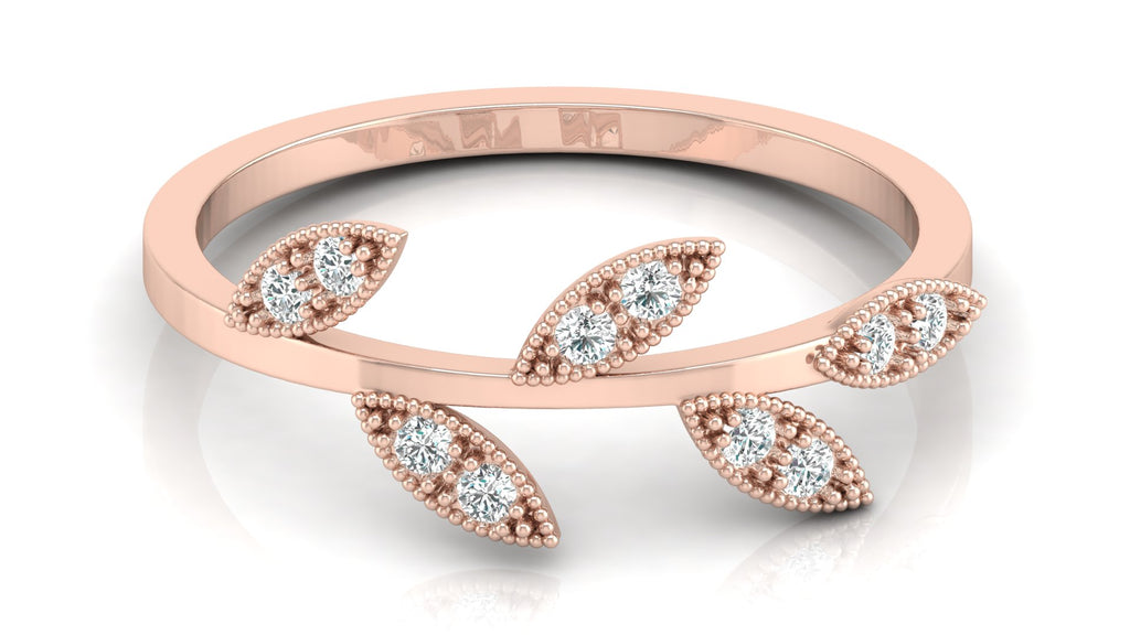 0.13 Ct Round Diamond Ring