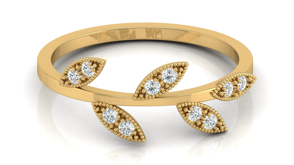 0.13 Ct Round Diamond Ring